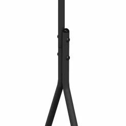 vidaXL Kledingrek met opslag Zwart 100 x 56 x 154 cm Staal
