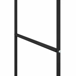vidaXL Kledingrek Zwart 80 x 53 x 156 cm
