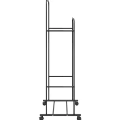 vidaXL Kledingrek Zwart 80 x 53 x 156 cm