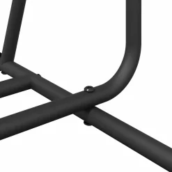 vidaXL Kledingrek Zwart 62 x 48 x 158 cm Staal