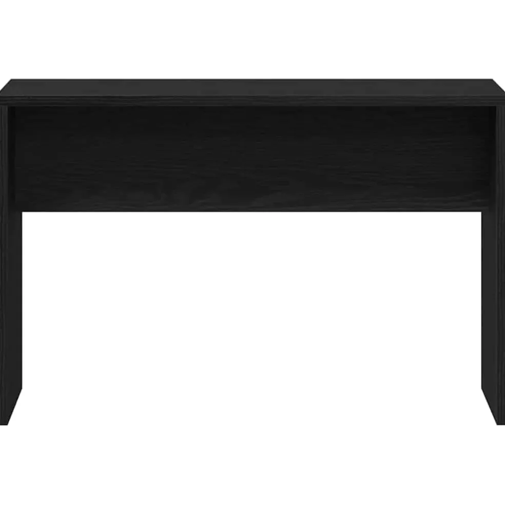 vidaXL Kleedkamer Kruk Zwart eiken 70 x 35 x 45 cm Bewerkt hout