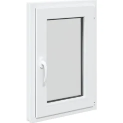 vidaXL Kleur binnenkant kelderraam Wit RISOR 50 x 75 cm