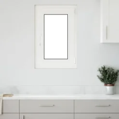 vidaXL Kleur binnenkant kelderraam Wit RISOR 50 x 75 cm