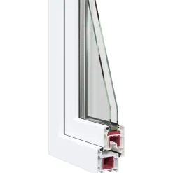 vidaXL Kleur binnenkant kelderraam Wit RISOR 60 x 40 cm