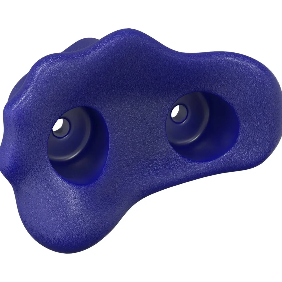 vidaXL Klimgreep 2 st Blauw 100 x 67 x 43 mm PP
