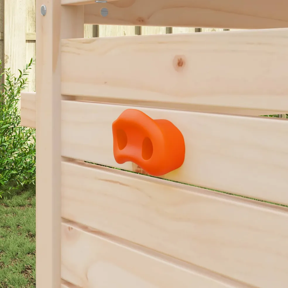 vidaXL Klimgreep 2 st Oranje 100 x 67 x 43 mm PP