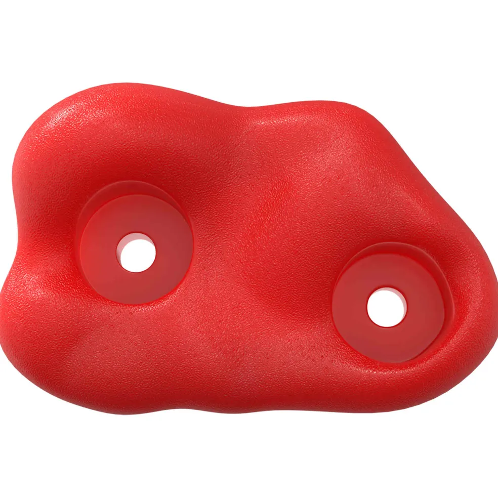 vidaXL Klimgreep 2 st Rood 100 x 67 x 43 mm PP