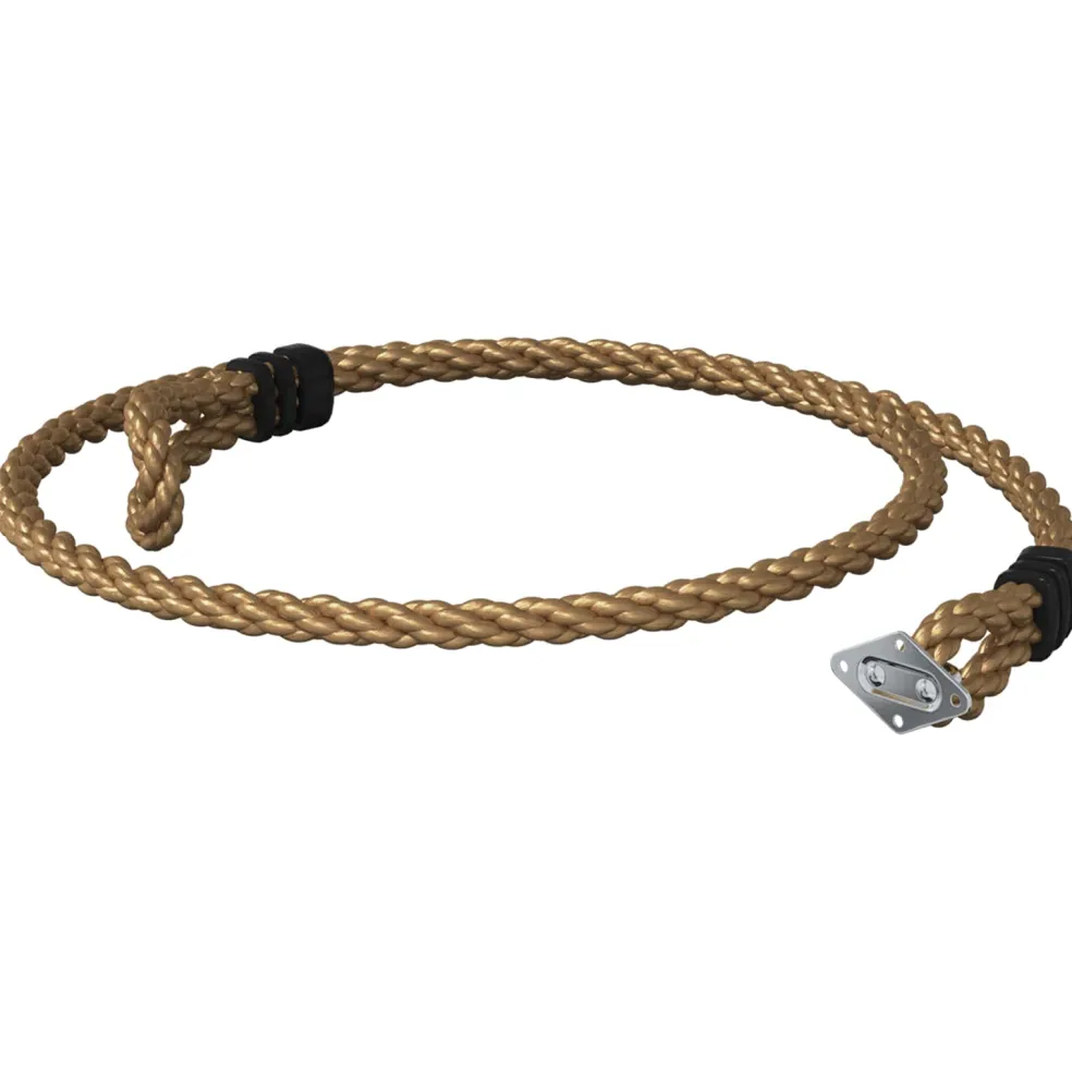 vidaXL Klimtouw Bruin Ø25 x 305 mm Nylon