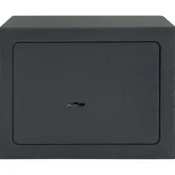 vidaXL Kluisdoos met slot Donkergrijs 23 x 17 x 17 cm Staal