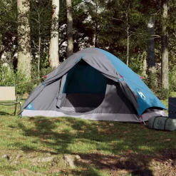 vidaXL Koepeltent 2-persoons waterdicht blauw