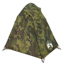 vidaXL Koepeltent 2-persoons waterdicht camouflage