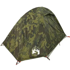vidaXL Koepeltent 2-persoons waterdicht camouflage