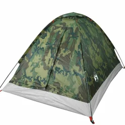 vidaXL Koepeltent 2-persoons waterdicht camouflage