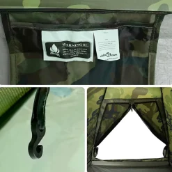 vidaXL Koepeltent 2-persoons waterdicht camouflage