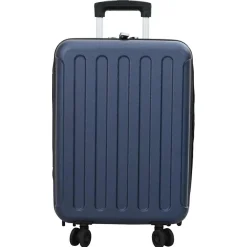 vidaXL Koffer met slot Donkerblauw 34 x 23 x 55.5 cm ABS Kunststof