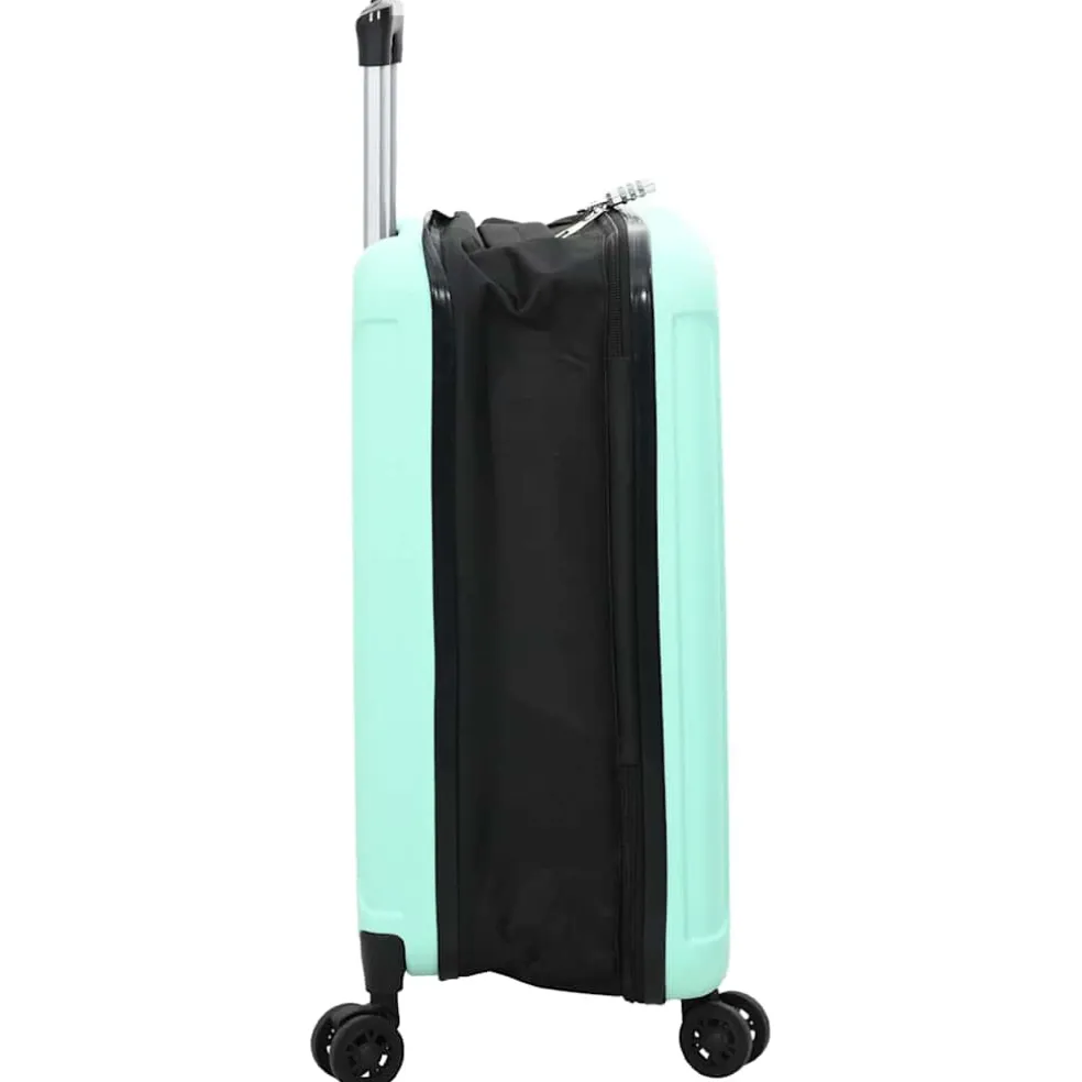 vidaXL Koffer met slot Mintgroen 34 x 23 x 55.5 cm ABS Kunststof