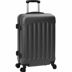 vidaXL Koffer met slot 3 st Donkergrijs 50 x 31 x 78 cm ABS Kunststof