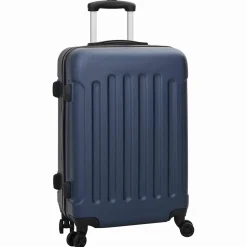 vidaXL Koffer met slot 3 st Donkerblauw 50 x 31 x 78 cm ABS Kunststof