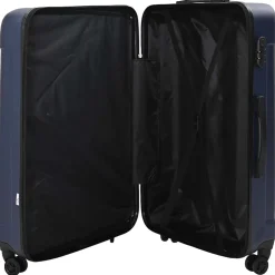 vidaXL Koffer met slot 3 st Donkerblauw 50 x 31 x 78 cm ABS Kunststof