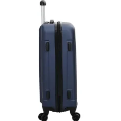 vidaXL Koffer met slot 3 st Donkerblauw 50 x 31 x 78 cm ABS Kunststof