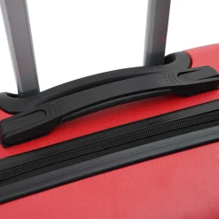 vidaXL Koffer met slot 3 st Rood 50 x 31 x 78 cm ABS Kunststof