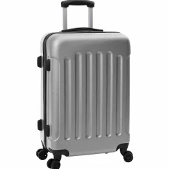 vidaXL Koffer met slot 3 st zilver 50 x 31 x 78 cm ABS Kunststof