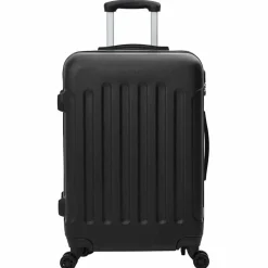 vidaXL Koffer met slot 3 st Zwart 50 x 31 x 78 cm ABS Kunststof