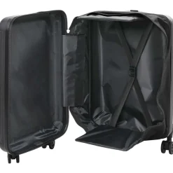 vidaXL Koffer met slot Zwart 34 x 23 x 55.5 cm ABS Kunststof
