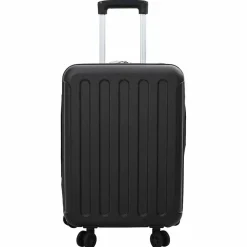 vidaXL Koffer met slot Zwart 34 x 23 x 55.5 cm ABS Kunststof