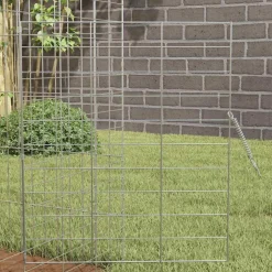 vidaXL Konijnenkooi Zilver 100 x 78 x 78 cm Gegalvaniseerd staal