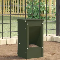 vidaXL Konijnenvoer Olijf Groen 12,5 x 12,5 x 25 cm 1,5 kg