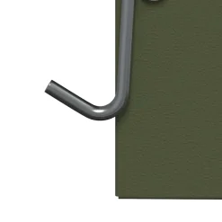 vidaXL Konijnenvoer Olijf Groen 12,5 x 12,5 x 25 cm 1,5 kg