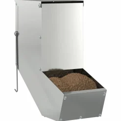 vidaXL Konijnenvoer zilver 12,5 x 26 x 28,5 cm 1 kg