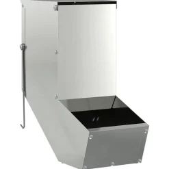 vidaXL Konijnenvoer zilver 12,5 x 26 x 28,5 cm 1 kg