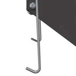 vidaXL Konijnenvoer Zwart 12,5 x 26 x 28,5 cm 1 kg Koudgewalst Staal