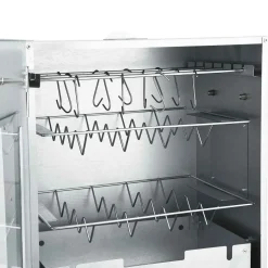 vidaXL Koude roker met rookbuis 44,5 x 29 x 83 cm Gegalvaniseerd staal