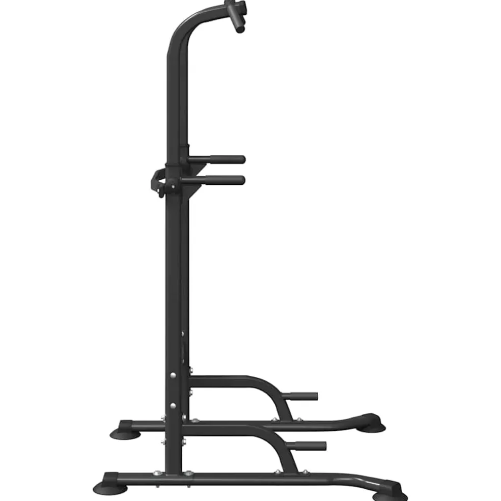 vidaXL Kracht Toren Dip Station Zwart 102 x 95 x 210 cm