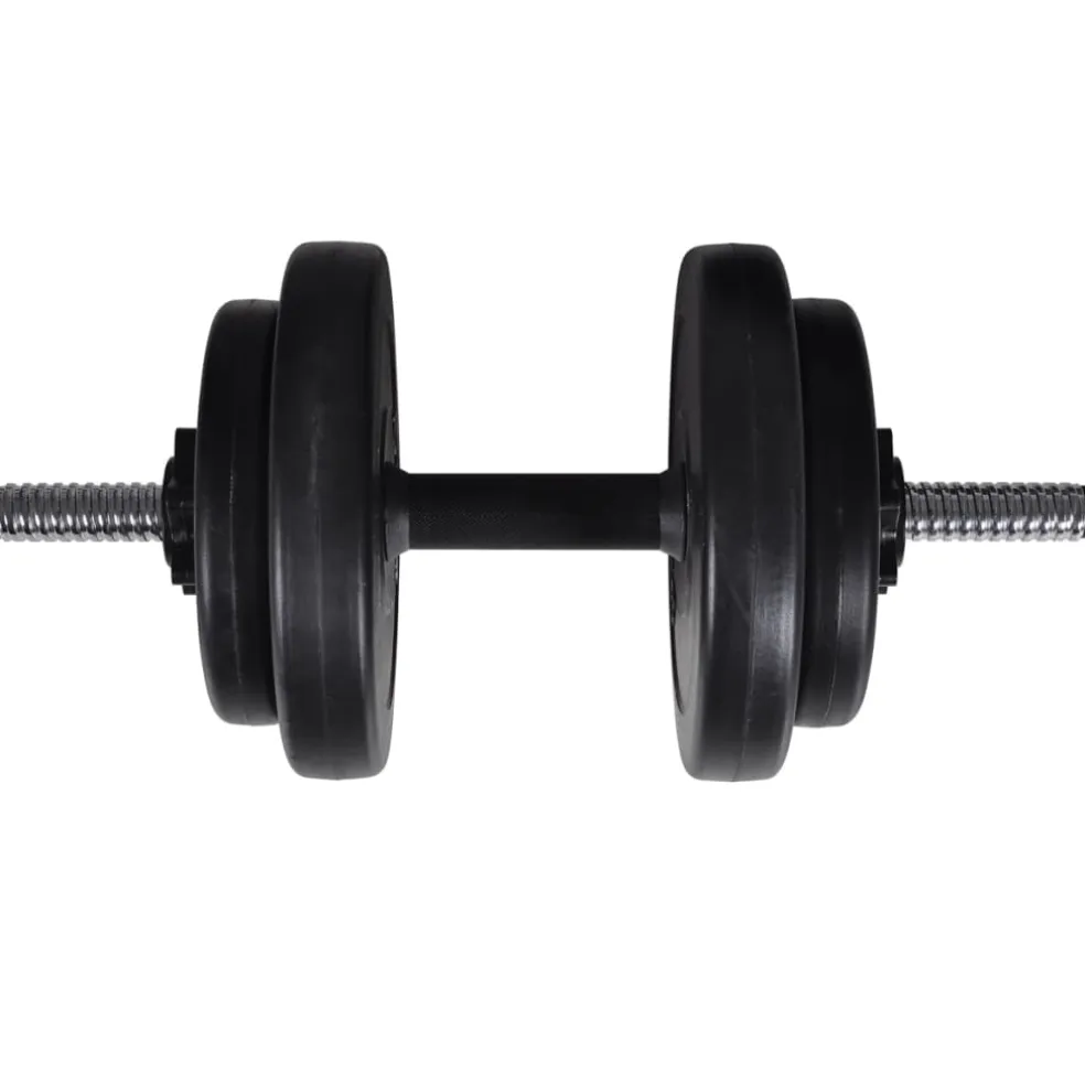 vidaXL Krachttoren met halterset 60,5 kg