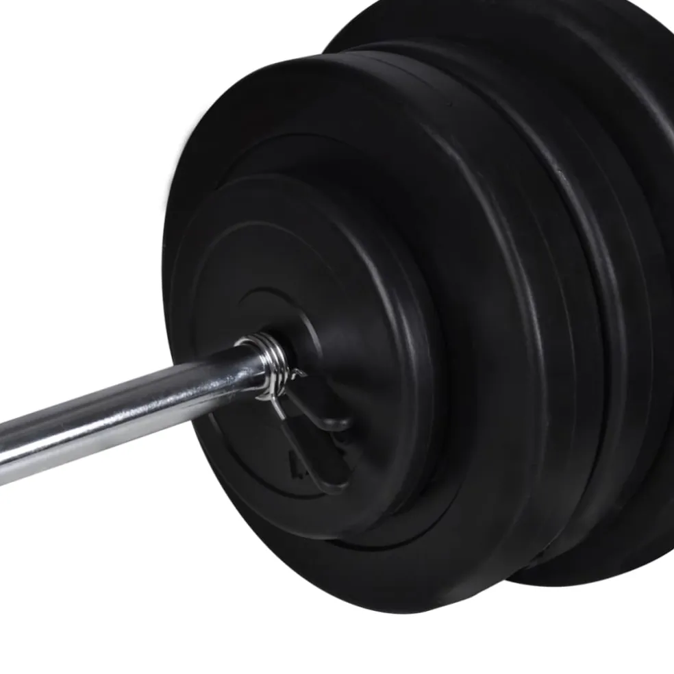 vidaXL Krachttoren met halterset 60,5 kg