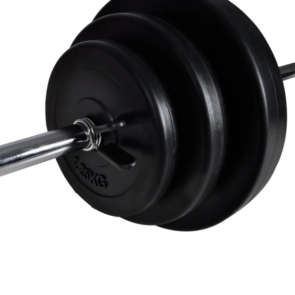 vidaXL Krachttoren met halterset 30,5 kg