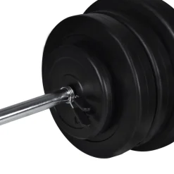 vidaXL Krachttoren voor aan de wand met halterset 60,5 kg