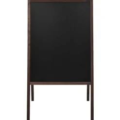 vidaXL Krijtbord dubbelzijdig vrijstaand 60x80 cm cederhout