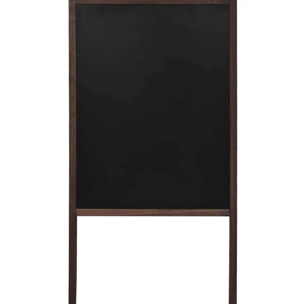 vidaXL Krijtbord dubbelzijdig vrijstaand 60x80 cm cederhout