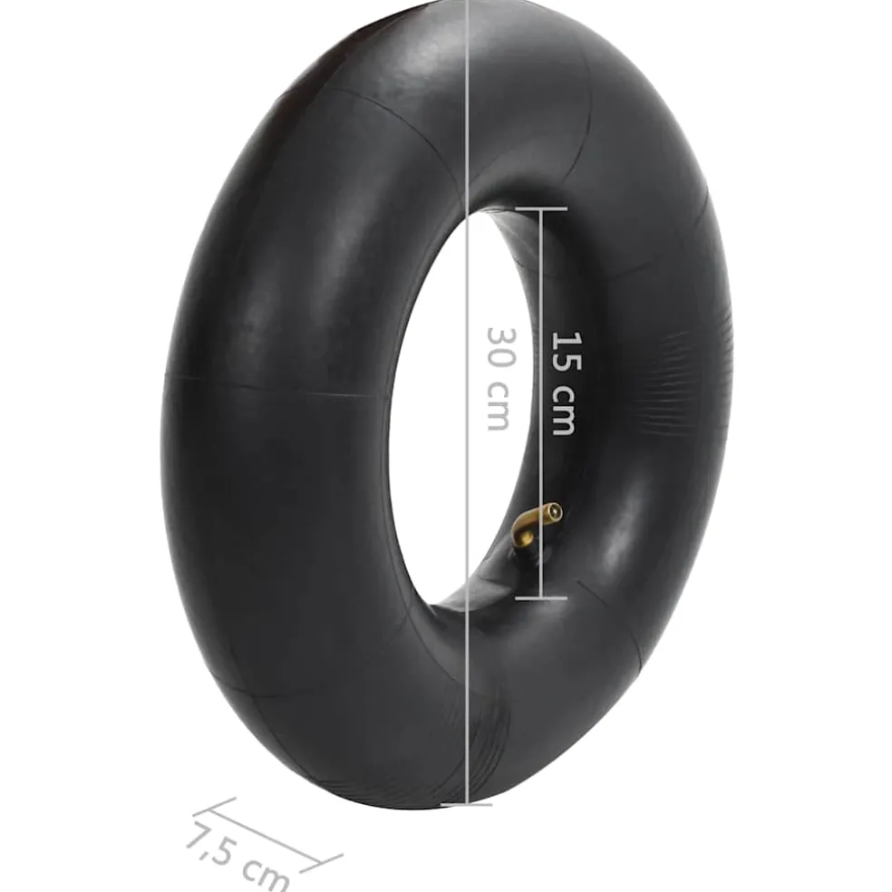 vidaXL Kruiwagenbinnenbanden 2 st 13x5.00-6 rubber