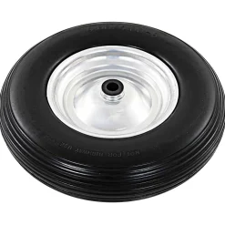 vidaXL Kruiwagenwiel met as 4,00-8 390 mm massief PU
