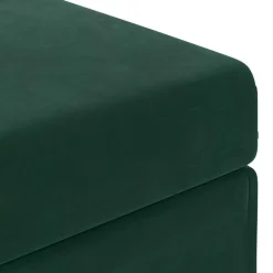 vidaXL Kruk Donkergroen 41 x 41 x 40 cm Velvet en Gefabriceerd Hout