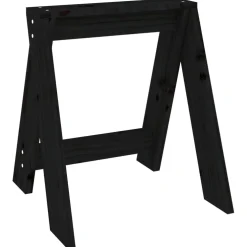 vidaXL Krukken 2 st 40x40x45 cm massief grenenhout honingbruin