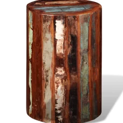 vidaXL Kruk massief gerecycled hout