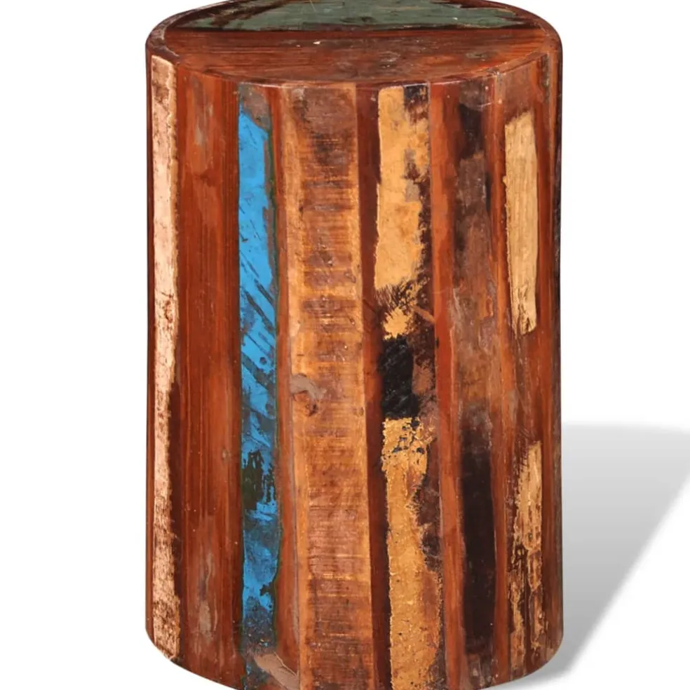 vidaXL Kruk massief gerecycled hout