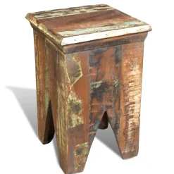 vidaXL Kruk massief gerecycled hout